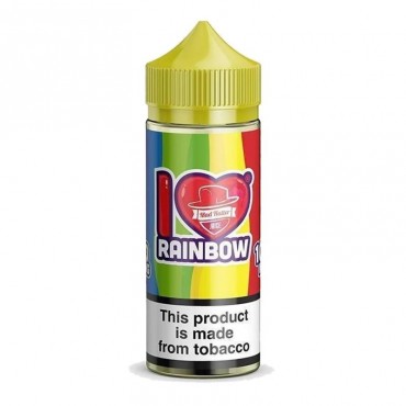 I LOVE CANDY RAINBOW E LIQUID BY MAD HATTER 80ML 70VG