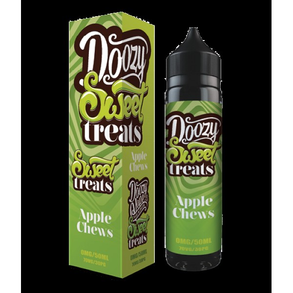 APPLE CHEWS E LIQUID BY DOOZY VAPE - SWEET TREATS CO 50ML 70VG