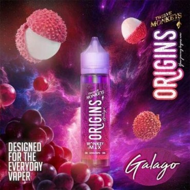 GALAGO ORIGINS E LIQUID BY 12 MONKEYS 50ML 65VG