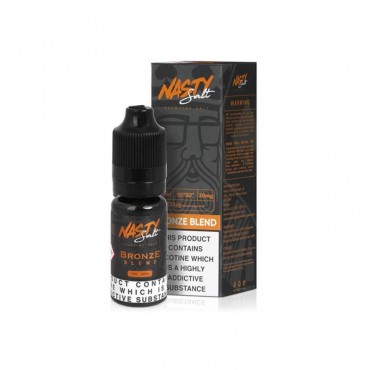 BRONZE BLEND NICOTINE SALT E-LIQUID BY NASTY SALT