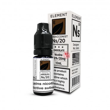 CHOCOLATE TOBACCO NICOTINE SALT E-LIQUID BY NS20 - ELEMENT