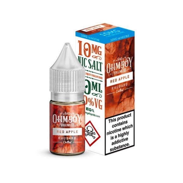 RED APPLE NICOTINE SALT E-LIQUID BY OHM BOY VOLUME III