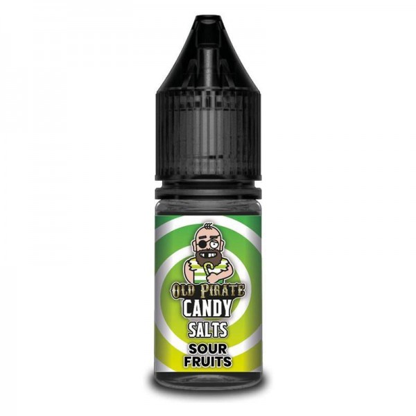 SOUR FRUITS NICOTINE SALT E-LIQUID BY OLD PIRATE SALTS - CANDY