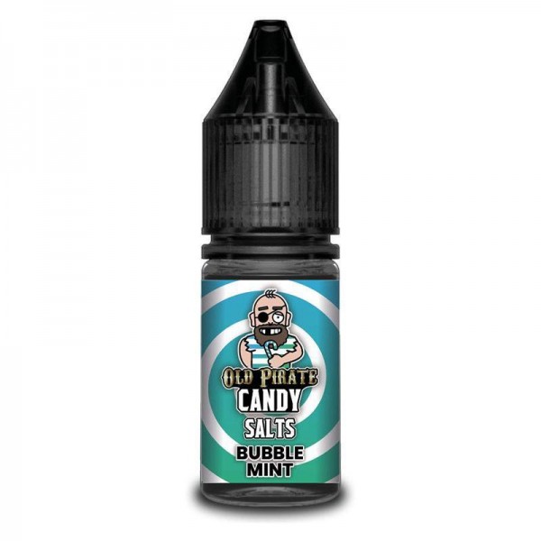 BUBBLE MINT NICOTINE SALT E-LIQUID BY OLD PIRATE SALTS - CANDY