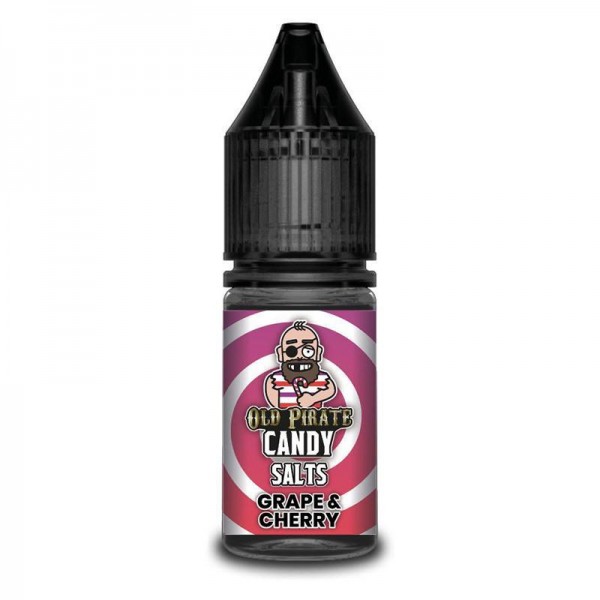 GRAPE & CHERRY NICOTINE SALT E-LIQUID BY OLD PIRATE SALTS - CANDY