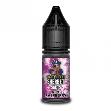 RIPE RASPBERRY NICOTINE SALT E-LIQUID BY OLD PIRATE SALTS - SHERBET