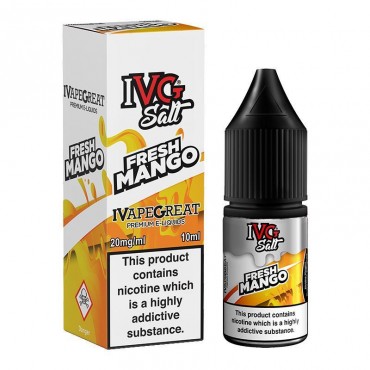 FRESH MANGO NICOTINE SALT E-LIQUID BY I VG SALT