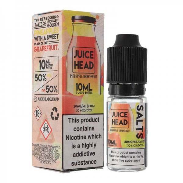 PINEAPPLE GRAPEFRUIT NICOTINE SALT E-LIQUID BY JUICE HEAD SALTS