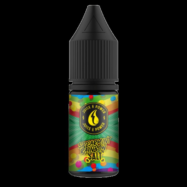 SPEARMINT RAINBOW NICOTINE SALT E-LIQUID BY JUICE N POWER