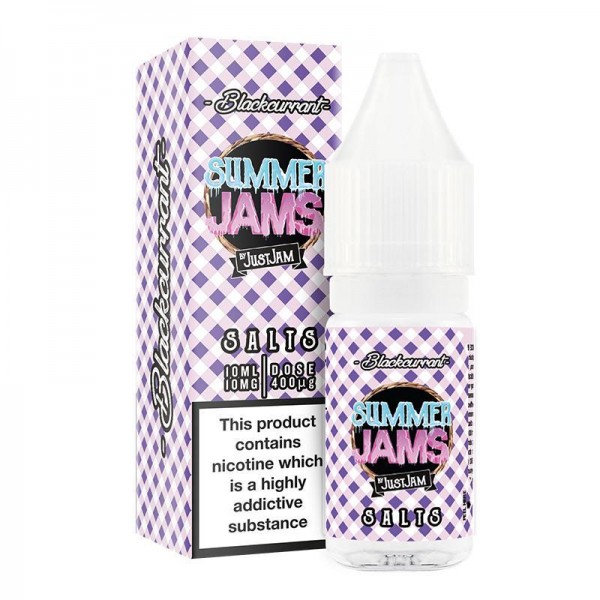 SUMMER JAM BLACKCURRANT NICOTINE SALT E-LIQUID BY JUST JAM