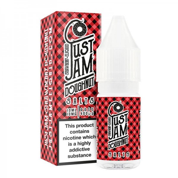 JUST JAM STRAWBERRY DOUGHNUT NICOTINE SALT E-LIQUID BY JUST JAM