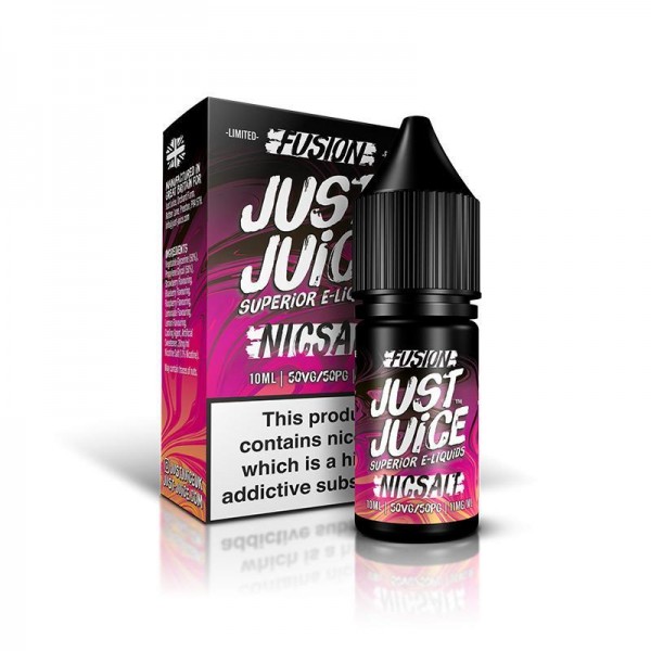 FUSION BERRY BURST & LEMONADE NICOTINE SALT E-LIQUID BY JUST JUICE NICSALT