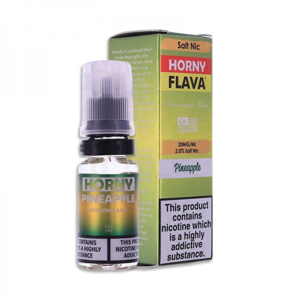 PINEAPPLE NICOTINE SALT E-LIQUID BY Horny Flava Nic Salts, Brand_Horny Flava Salts