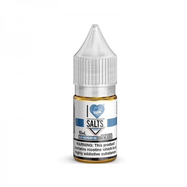 BLUE RASPBERRY ICE NICOTINE SALT E-LIQUID BY I LOVE SALTS