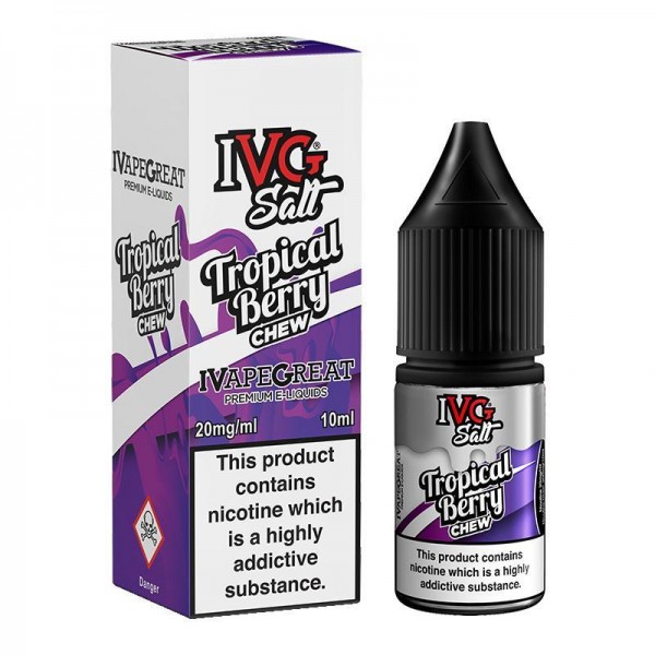 TROPICAL BERRY CHEW NICOTINE SALT E-LIQUID BY I VG SALT