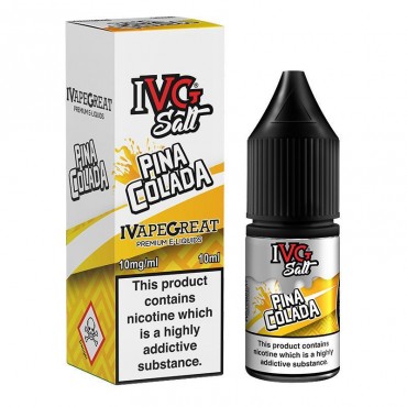 PINA COLADA NICOTINE SALT E-LIQUID BY I VG SALT