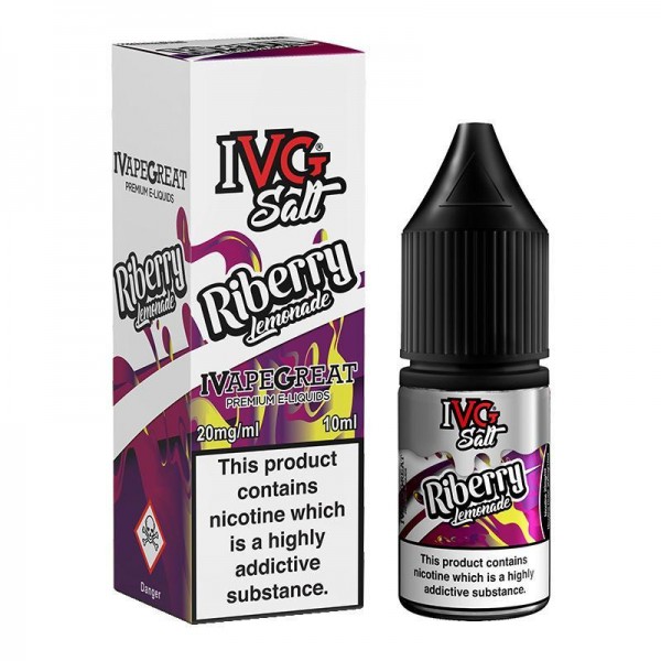 RIBERRY LEMONADE NICOTINE SALT E-LIQUID BY I VG SALT