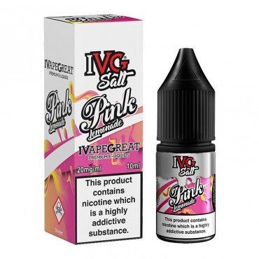 PINK LEMONADE NICOTINE SALT E-LIQUID BY I VG SALT