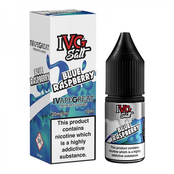 BLUE RASPBERRY NIC SALT E-LIQUID BY I VG