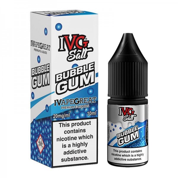 BUBBLEGUM NIC SALT E-LIQUID BY I VG