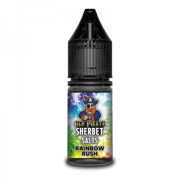 RAINBOW RUSH NICOTINE SALT E-LIQUID BY OLD PIRATE SALTS - SHERBET