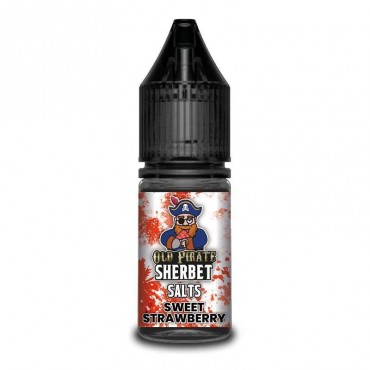 SWEET STRAWBERRY NICOTINE SALT E-LIQUID BY OLD PIRATE SALTS - SHERBET