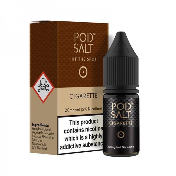 CIGARETTE NICOTINE SALT E-LIQUID BY POD SALT CORE RANGE