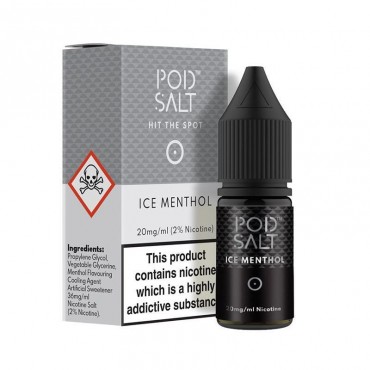 ICE MENTHOL NICOTINE SALT E-LIQUID BY POD SALT CORE RANGE