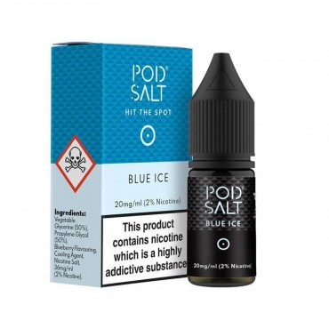 BLUE ICE NICOTINE SALT E-LIQUID BY POD SALT CORE RANGE