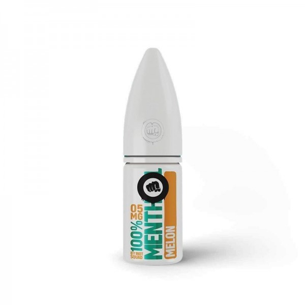 MELON NICOTINE SALT E-LIQUID BY RIOT SQUAD 100% MENTHOL