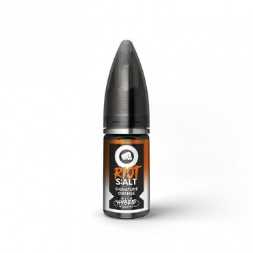 SIGNATURE ORANGE HYBRID NICOTINE SALT E-LIQUID BY RIOT S:ALT