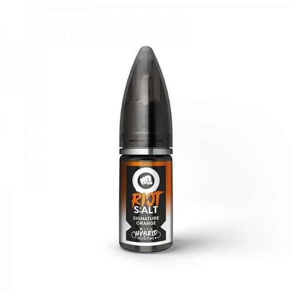 SIGNATURE ORANGE HYBRID NICOTINE SALT E-LIQUID BY RIOT S:ALT