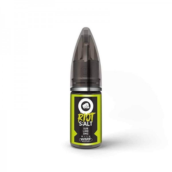 SUB LIME HYBRID NICOTINE SALT E-LIQUID BY RIOT S:ALT