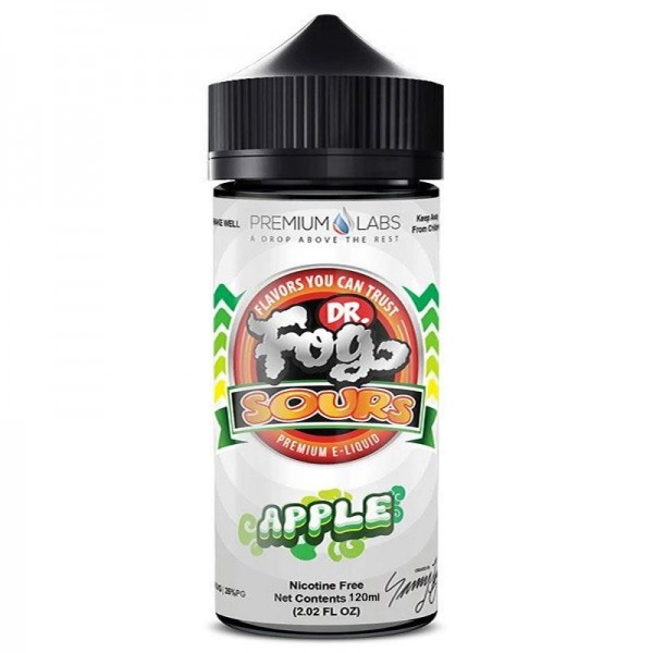 APPLE SOUR E LIQUID BY DR FOG 100ML 75VG