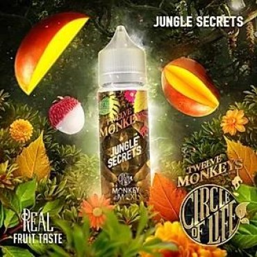 JUNGLE SECRETS E LIQUID BY 12 MONKEYS 50ML 65VG