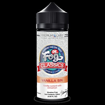 VANILLA SIN CLASSICS E LIQUID BY DR FOG 100ML 75VG