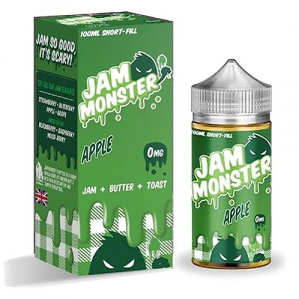 APPLE E LIQUID BY JAM MONSTER 100ML 75VG