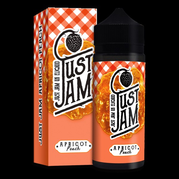 APRICOT PEACH  E LIQUID BY JUST JAM 100ML 80VG