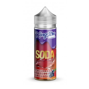 BLACKCURRANT RASPBERRY LEMONADE E LIQUID KINGSTON SODA 100ML 70VG