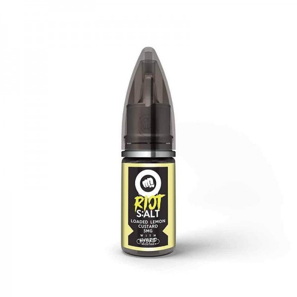 LOADED LEMON CUSTARD HYBRID NICOTINE SALT E-LIQUID BY RIOT S:ALT