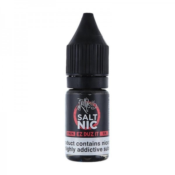 EZ DUZ IT NICOTINE SALT E-LIQUID BY RUTHLESS SALT NIC