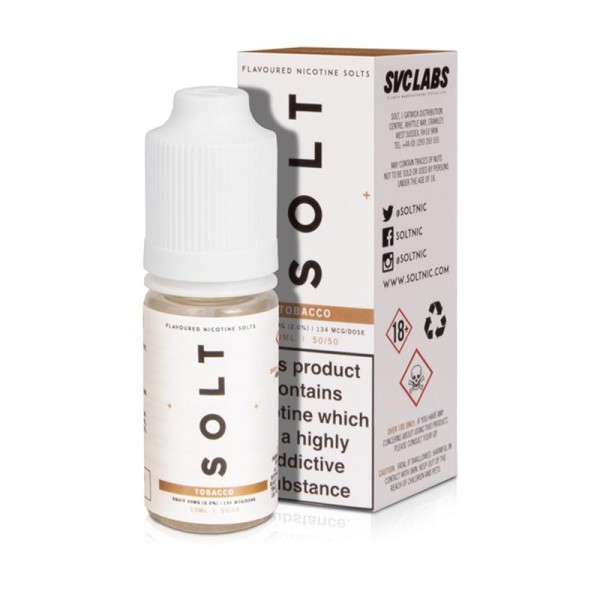 TOBACCO NICOTINE SALT E-LIQUID BY SOLT