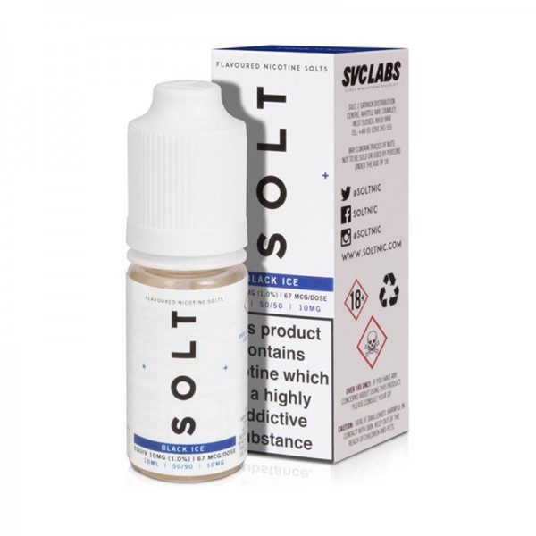 BLACK ICE NICOTINE SALT E-LIQUID BY SOLT