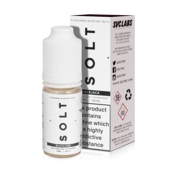 BLACKJACK NICOTINE SALT E-LIQUID BY SOLT