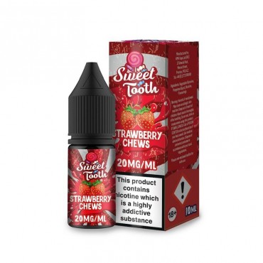 STRAWBERRY CHEWS NICOTINE SALT E-LIQUID BY SWEET TOOTH