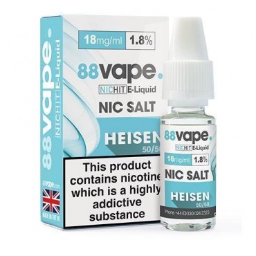 HEISEN NICOTINE SALT E-LIQUID BY 88 VAPE