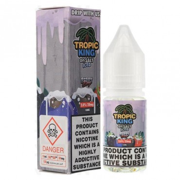 BERRY BREEZE ICED NICOTINE SALT E-LIQUID BY TROPIC KING ON SALT