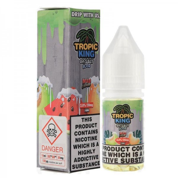 MAD MELON ICED NICOTINE SALT E-LIQUID BY TROPIC KING ON SALT