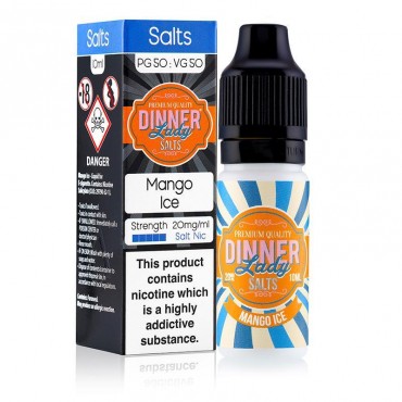 MANGO ICE NICOTINE SALT E-LIQUID BY DINNER LADY SALTS