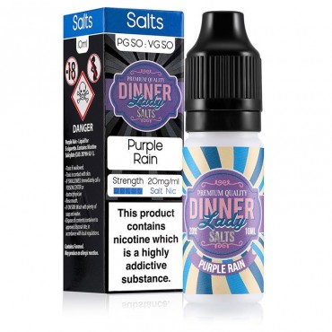 PURPLE RAIN NICOTINE SALT E-LIQUID BY DINNER LADY SALTS